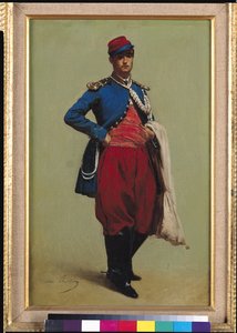 Retrato de Claude Monet (1840-1926) en uniforme, 1861